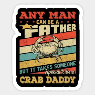 Crab Daddy Fathers Day Sticker